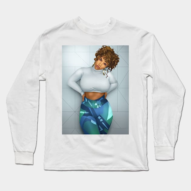 I'm Staring At You Collection Long Sleeve T-Shirt by Beckley Art